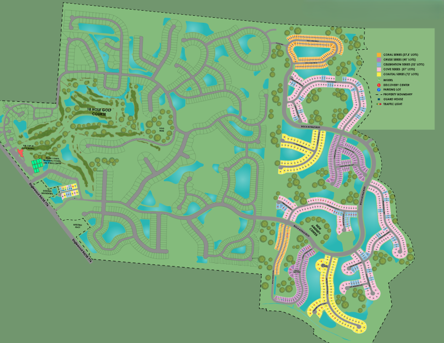 Boca Royale Golf and Country Club site plan