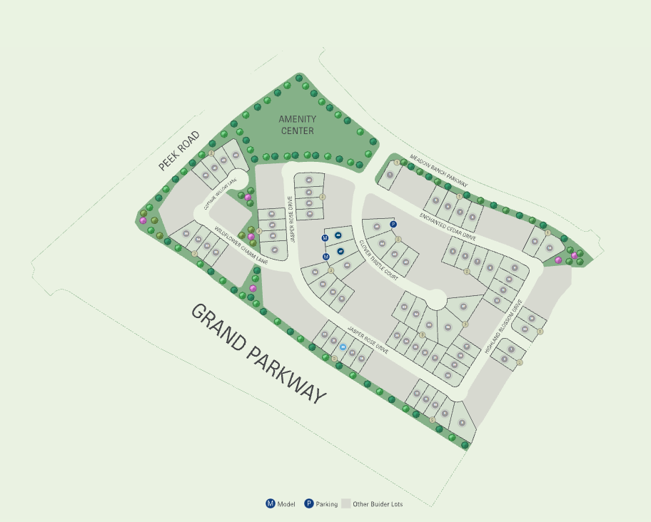 Blue Creek Trails site plan