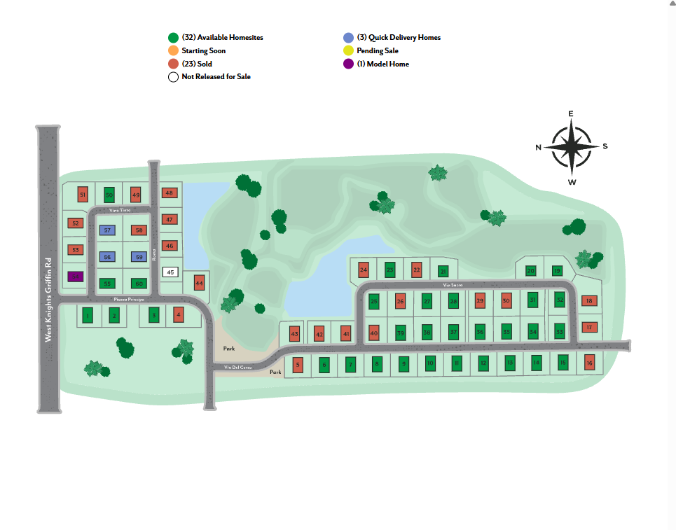 Bella Estates site plan